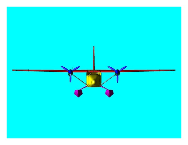 dxf float utility aircraft - Twin Otter Float dwg.7z or .dxf (zip) by RodgerSaintJohn